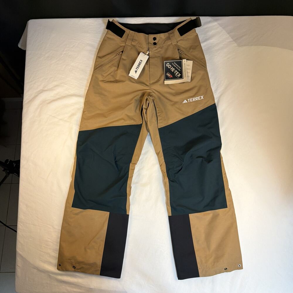 NWT! $350-Adidas Terrex Xperior 2 Layer Lined Gore-Tex Ski Pant Size XS-S 30/32